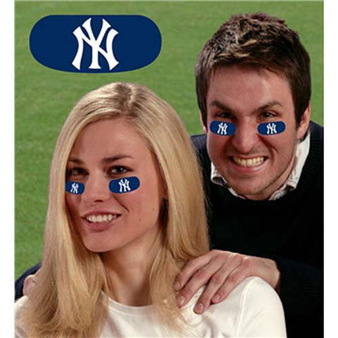 Party Animal MLB New York Yankees Team Eye Black Strips-3 Pairs