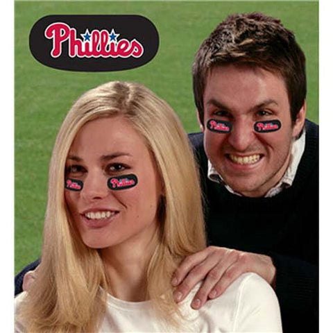 Philadelphia Phillies MLB Eye Black Strips-3 Pairs