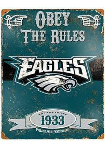 NFL Philadelphia Eagles The Party Animal Vintage Metal Sign