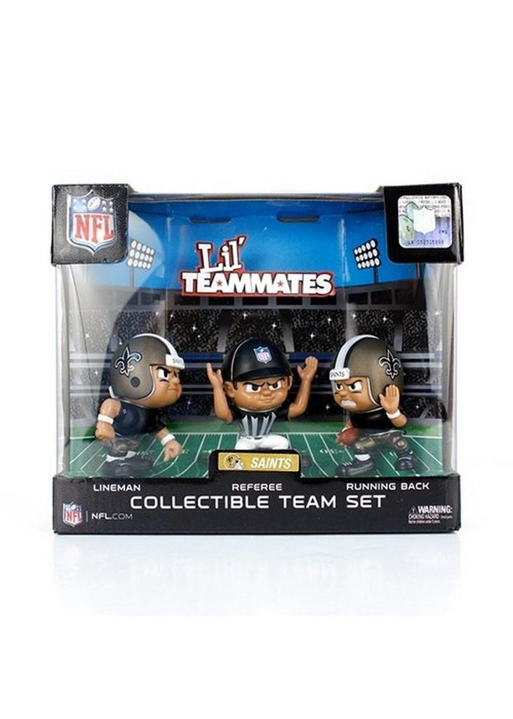 Party Animal Lil Teammate 3-Pack - NFL New Orleans Saints
