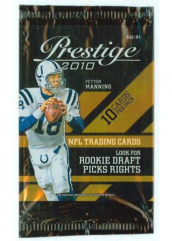 2010 Panini Prestige NFL Individual Gravity Feed Pack