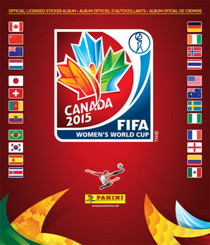 2015 Panini Women's World Cup Soccer Sticker Album Refill Pack