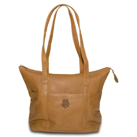 Pangea Tan Leather Womens Tote - 2012 All Star Game