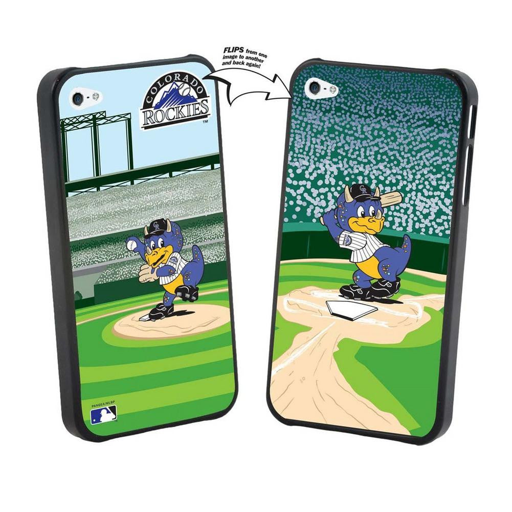 Iphone 4-4S MLB Colorado Rockies Mascot Lenticular Case