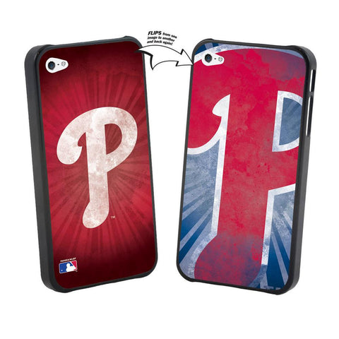 Iphone 4-4S MLB Philadelphia Phillies Large Logo Lenticular Case