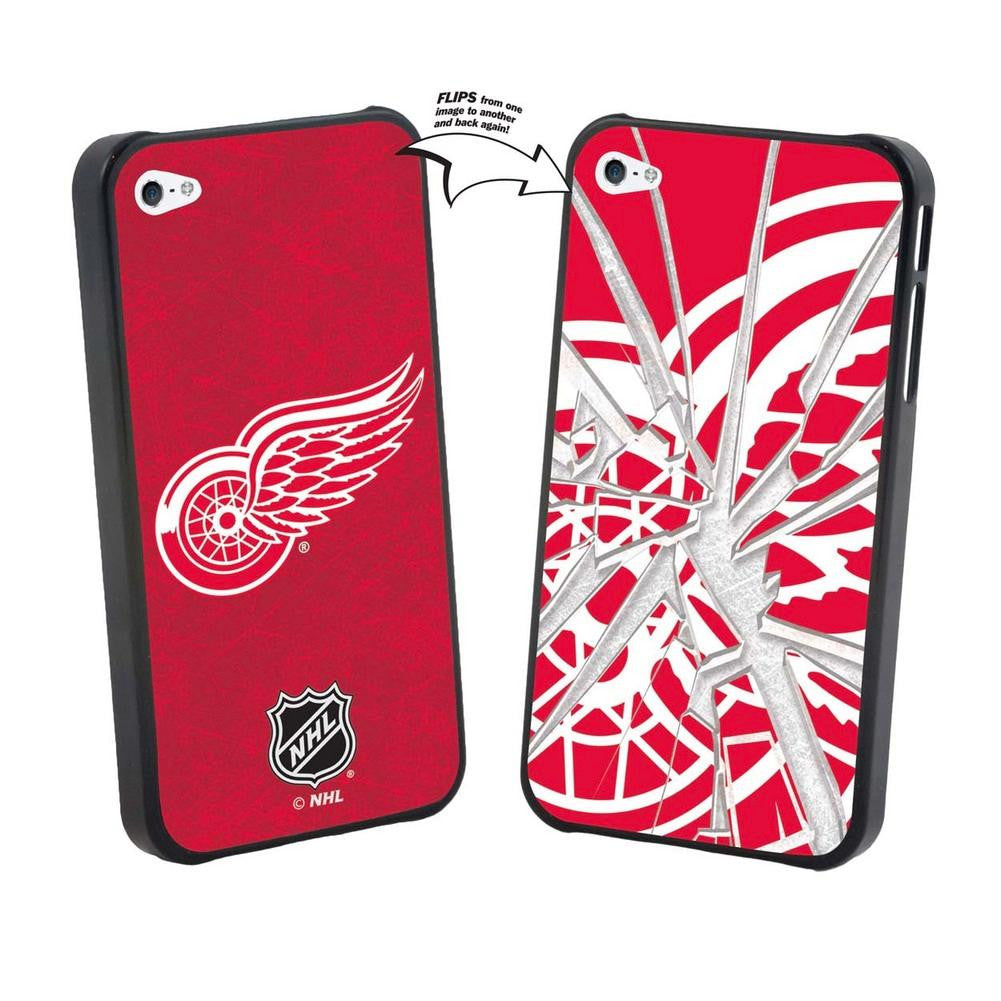NHL Detroit Red Wings iPhone 5 Broken Glass Lenticular Case