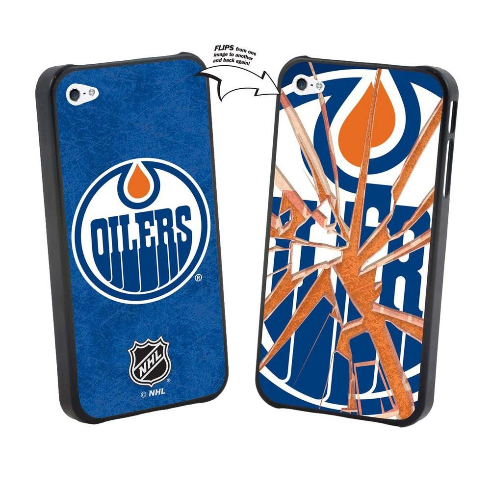 Iphone 5 NHL Edmonton Oilers Broken Glass Lenticular Case