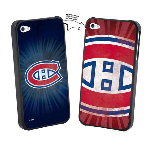NHL Montreal Canadiens iPhone 4-4S Broken Glass Lenticular Case