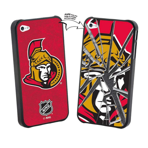 Iphone 4-4S NHL Ottawa Senators Broken Glass Lenticular Case