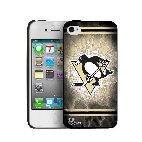 Iphone 4-4S Hard Cover Case - Pittsburgh Penguins