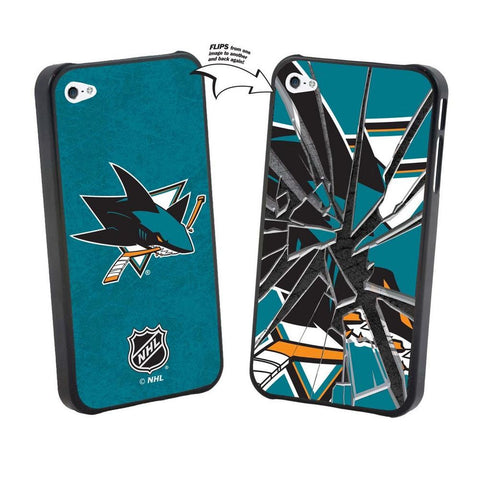 Iphone 5 NHL San Jose Sharks Broken Glass Lenticular Case