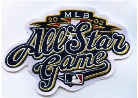 2002 MLB Baseball All-star Game Jersey Sleeve Patch In Milwaukee Brewers (White Version)