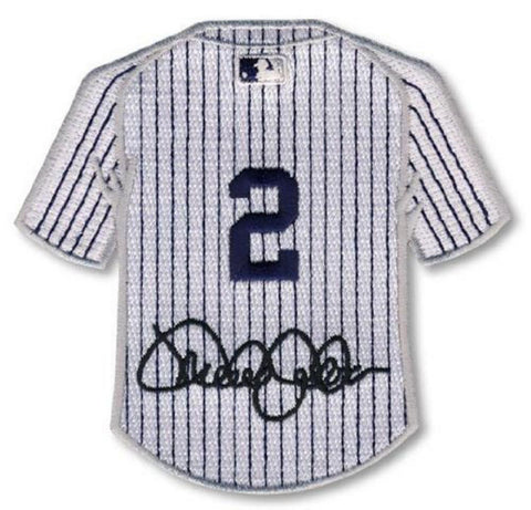 Derek Jeter New York Yankees #2 with Signature Player Jersey Patch
