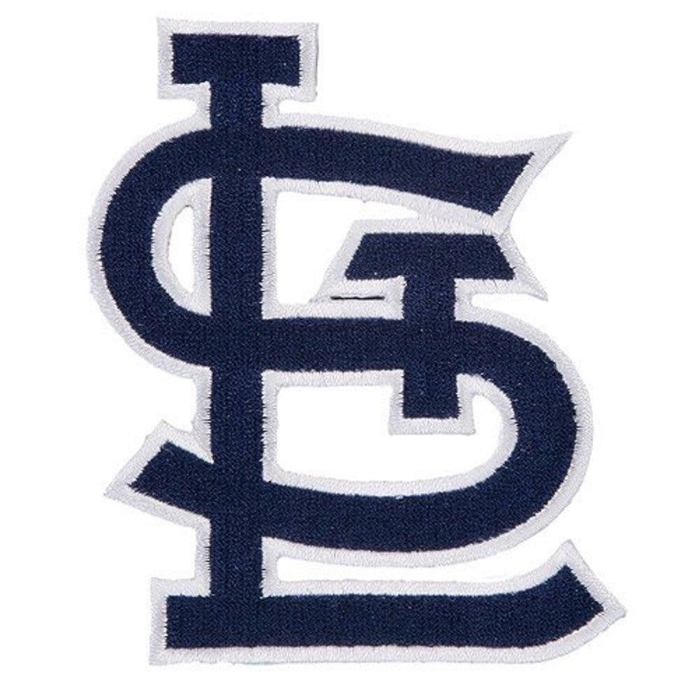 St. Louis Cardinals 'STL' Blue Letter Script Hat Logo Patch
