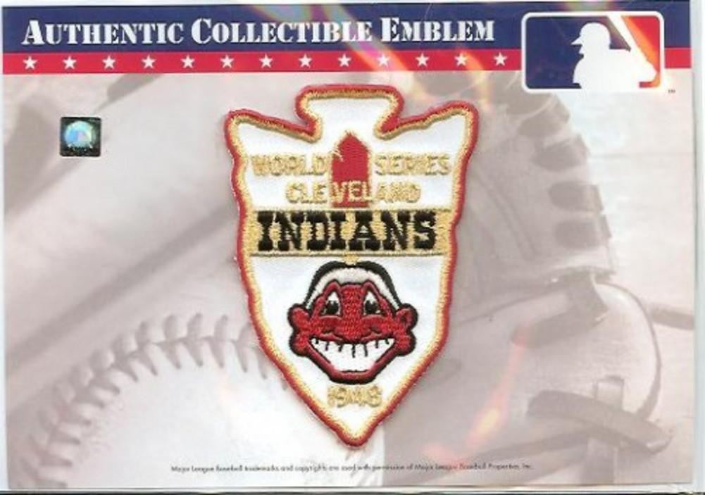 MLB Logo Patch - Indians 1948 World Series