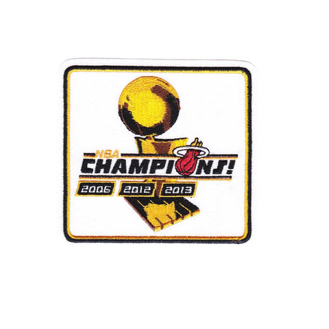 Miami Heat 2012 and 2013 NBA Finals Champions Official NBA Patch