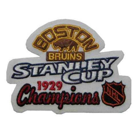 NHL Stanley Cup Champions Patch - Boston Bruins 1929