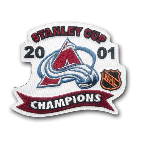 Logo Patch - 2001 Stanley Cup Champions Colorado Avalanche