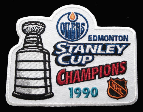 NHL Stanley Cup Champions Patch - Edmonton Oilers 1990