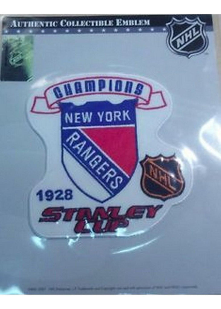 NHL New York Rangers 1928 Stanley Cup Champions Patch