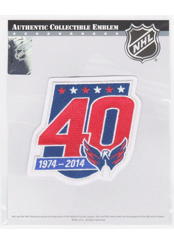 NHL Washington Capitals 40th Anniversary Logo Patch