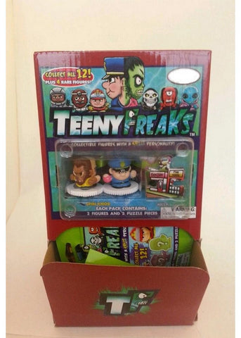 Party Animal TeenyFreaks Collectible Figures Gravity Feed Dispenser