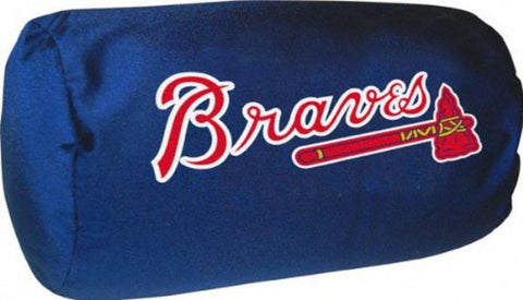 Atlanta Braves 14x8 Beaded Spandex Bolster Pillow