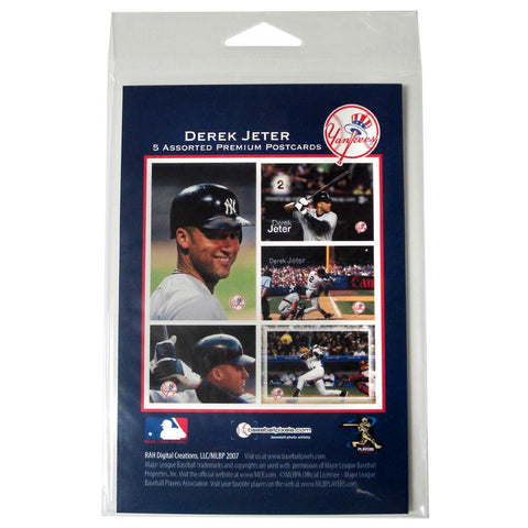 MLB New York Yankees Derek Jeter 4x6 Postcard Set