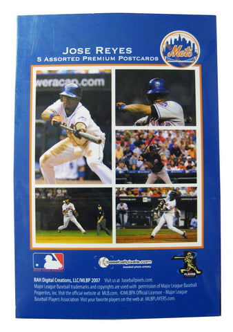 MLB New York Mets Jose Reyes 4x6 Postcard Set