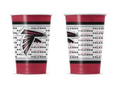 24 - 16 Oz. Atlanta Falcons Reusable Plastic Cups