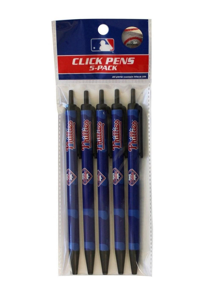 MLB Philadelphia Phillies 5-Pack Click Pens