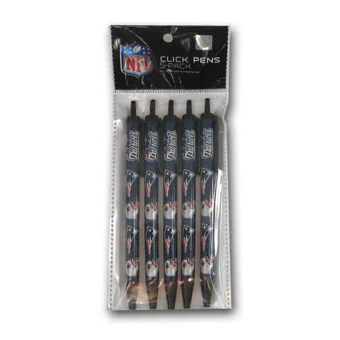 NFL New England Patriots 5- Pack Click Pens