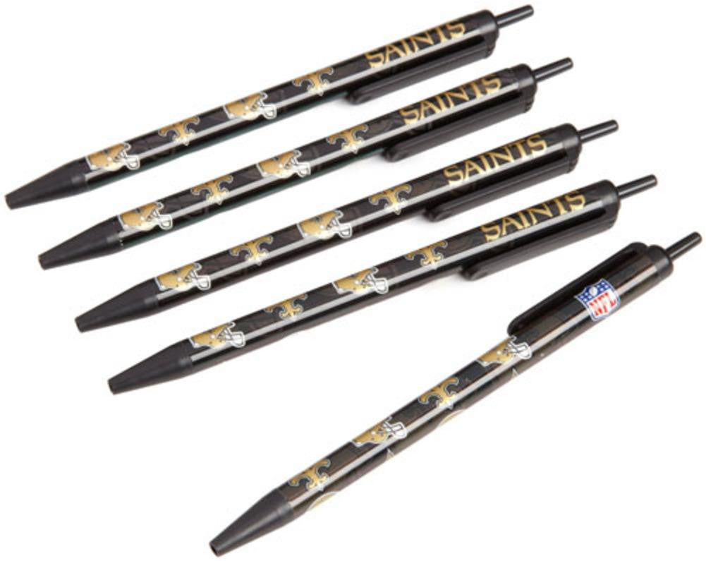 NFL New Orleans Saints 5-Pack Click Pens