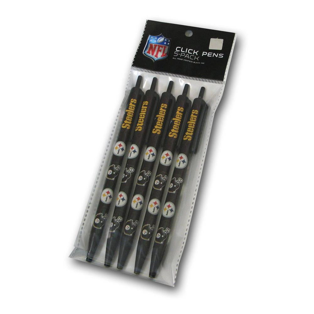 NFL Pittsburgh Steelers 5-Pack Click Pens