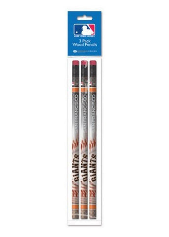 MLB San Francisco Giants 3-Pack Pencils