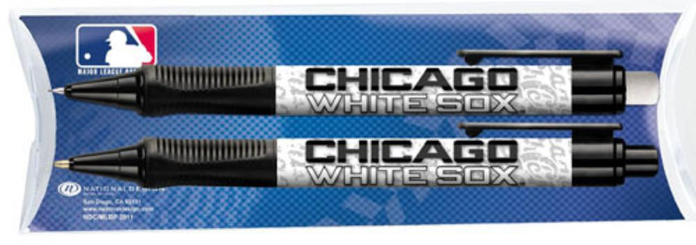 National Design Chicago White Sox Grip Pen and Pencil Set in Pillow Pack (11014-FAF)