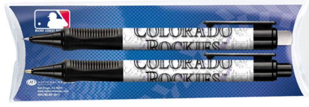 National Design Colorado Rockies Grip Pen and Pencil Set in Pillow Pack (11014-LRU)