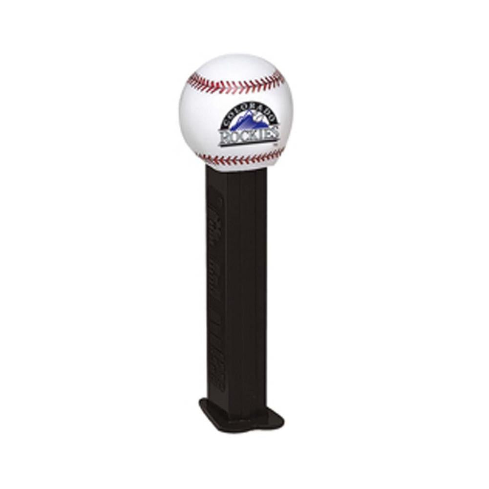 PEZ MLB Candy Dispensers  Colorado Rockies  0.87 Ounce (Pack of 12)