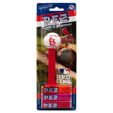 12-Packs of MLB Pez Candy Dispenser - Cardinals