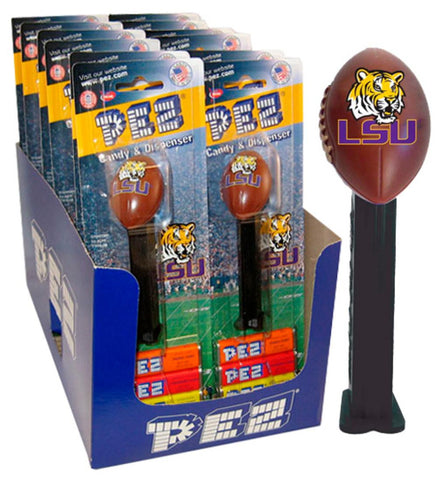 PEZ NCAA Football Candy, LSU, 0.87 Ounce (Pack of 12)