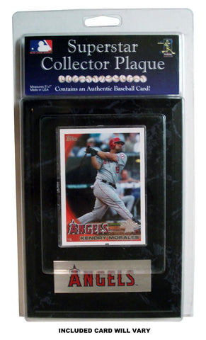 MLB Anaheim Angels Card Plaque