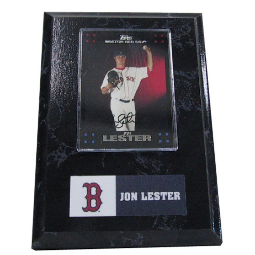 MLB Boston Red Sox Jon Lester Card Plaque