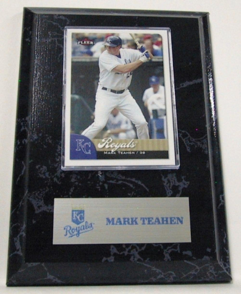 MLB Kansas City Royals Card Plaque - Mark Teahen