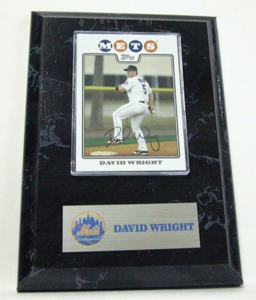 MLB New York Mets Card Plaque - David Wright