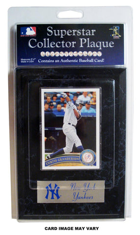 MLB New York Yankees Curtis Granderson Card Plaque