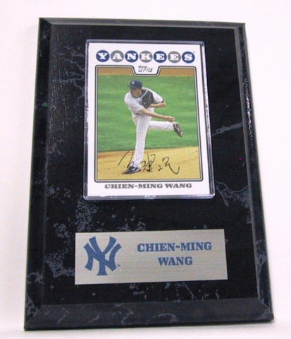 MLB New York Yankees Card Plaque - Chien-Ming Wang