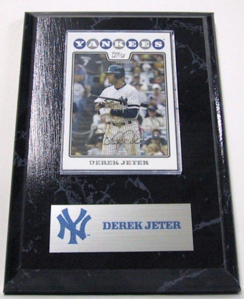 MLB New York Yankees Card Plaque - Derek Jeter