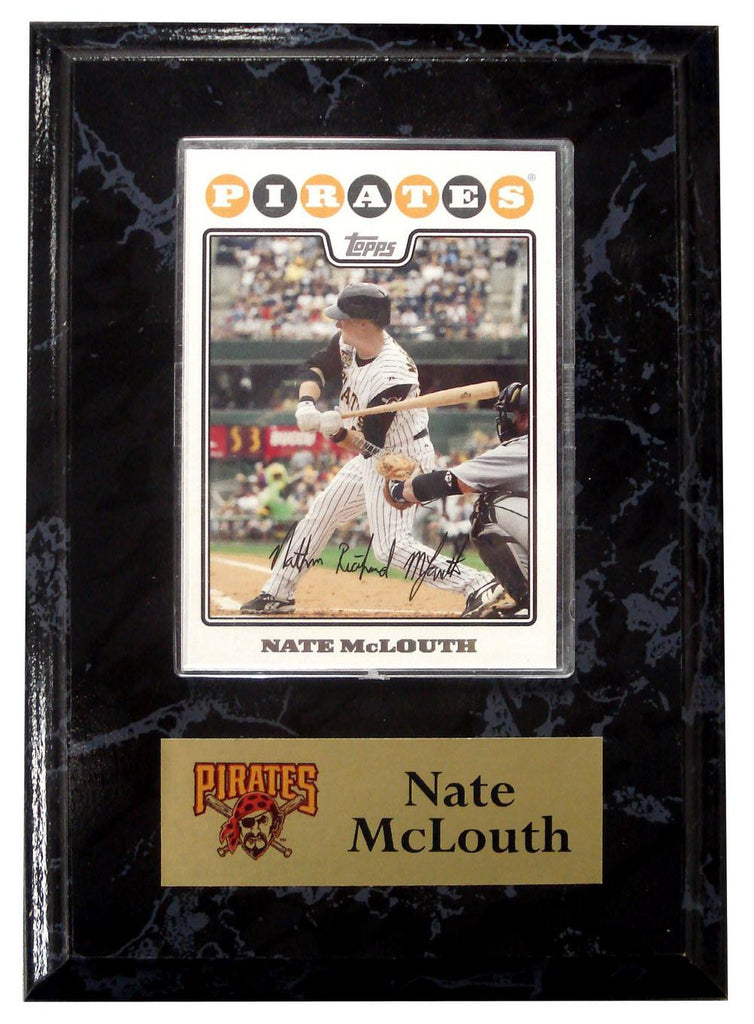MLB Pittsburgh Pirates Card Plaque - Nate McLouth