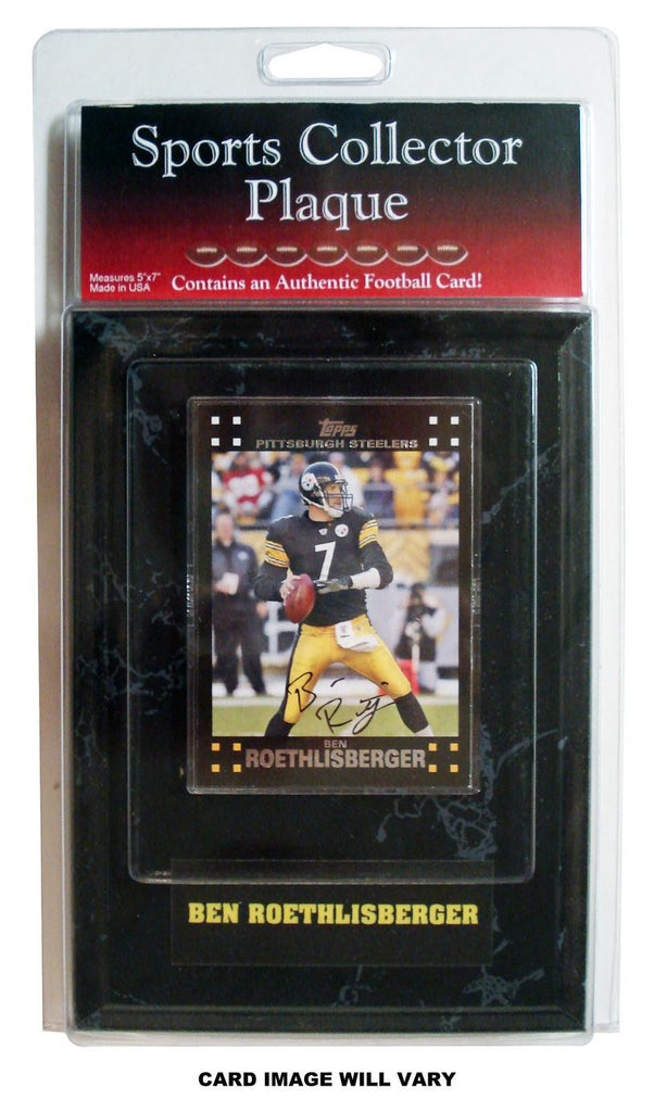 NFL Pittsburgh Steelers Ben Roethlisberger Card Plaque
