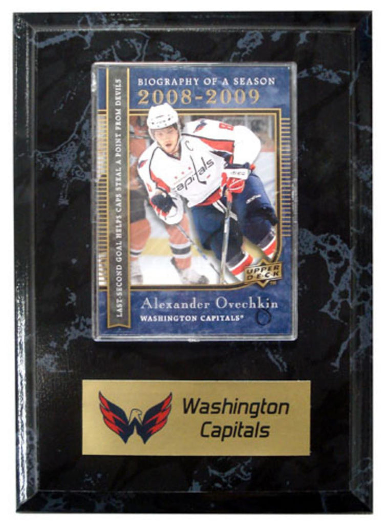 NHL Washington Capitals Card Plaque